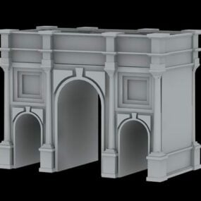 伦敦大理石拱门3d模型