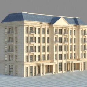Apartmentkomplex 3D-Modell