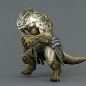 3D model Lizard Warrior