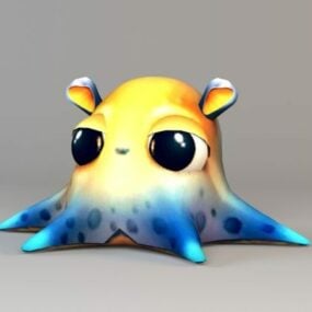Cartoon Octopus 3d model