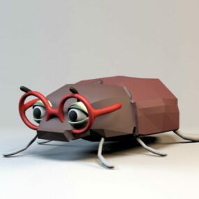 Cartoon Bug 3d model