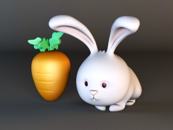 Кролик и морковь