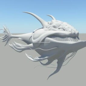 Fish Monster 3d model