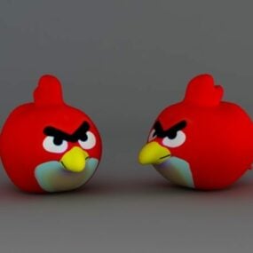 愤怒的小鸟3d模型