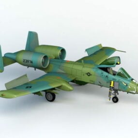 A-10 Thunderbolt 3d μοντέλο
