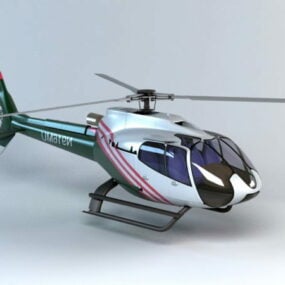 طائرة هليكوبتر تجارية نموذج 3D