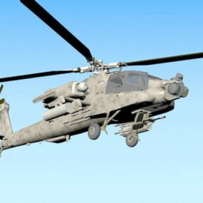 Langbogen-Apache-Angriffshubschrauber 3D-Modell