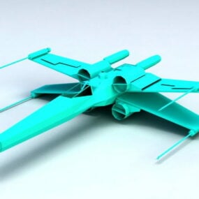 एक्स-विंग फाइटर 3डी मॉडल