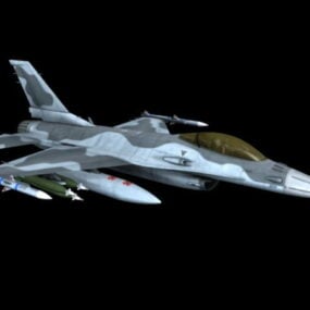 Mô hình máy bay chiến đấu chiến đấu 3d