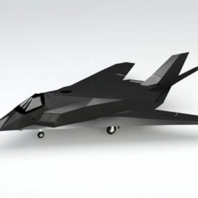 F-117隐形战斗机3d模型