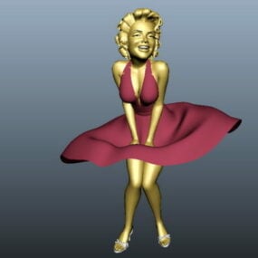 3D model Marilyn Monroe