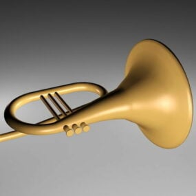 Horn Instrument 3d-modell