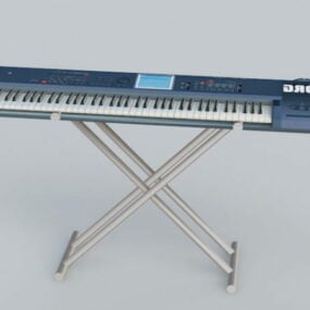 Korg Micro Keyboard 3d-modell
