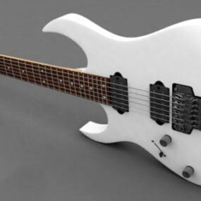 Ibanez elektrisk gitar 3d-modell