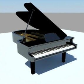 Model 3D fortepianu