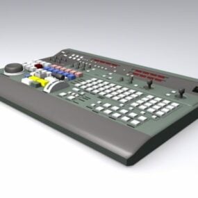 音乐键盘乐器3d模型