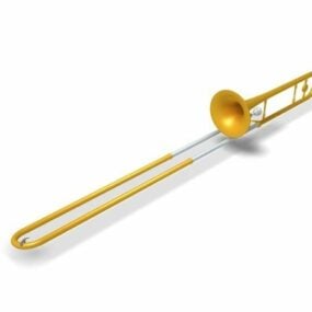 Modello 3d del trombone tenore