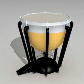 Drum Instrument Objects 3d model