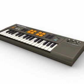 Casio Electronic Keyboard 3d model