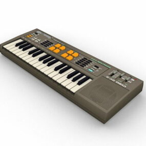 Casio Electronic Keyboard 3d model