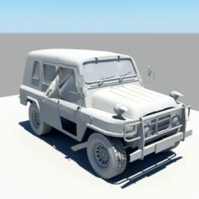 Soviet Army Uaz Jeep 3d model