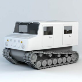 Tracked Rescue Vehicle 3d model