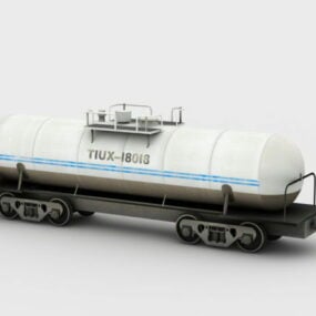 Train Tanker 3d malli
