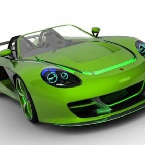 Model 3D Porsche Carrera Gt