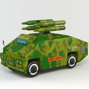 Hq-7 Anti-aircraft Missile 3d model