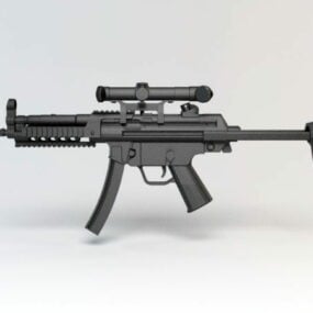 Mp5 Submachine Gun 3d model