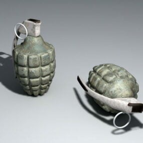 現代の手榴弾武器 3D モデル