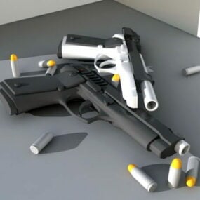 Pistolet Beretta 92fs Model 3D