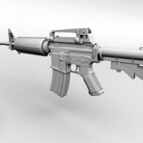 M4卡宾枪3d模型