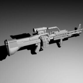 3д модель карабиновой винтовки