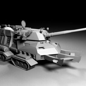 未来の重戦車 3D モデル
