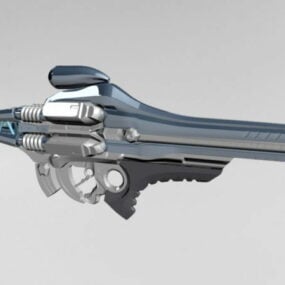 Sci-fi Laser Gun 3d model