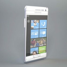 3д модель смартфона Samsung Windows Phone