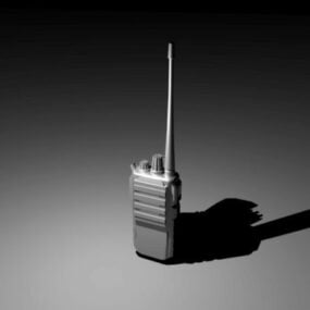 Talkie-walkie de sécurité modèle 3D