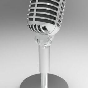 3D model ručního mikrofonu