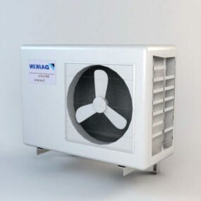 Modelo 3d do condicionador de ar Daikin