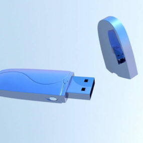 Modelo 3d de pen drive USB