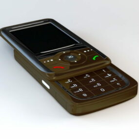 Gammal Slide Phone 3d-modell
