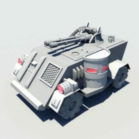 Future Fighting Vehicle 3d model