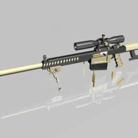 Msg Sniper Rifle דגם תלת מימד