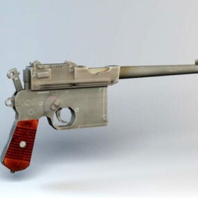 Model pistol mauser 3d