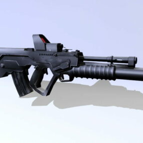 Tavor Tar-21 Assault Rifle 3D-malli