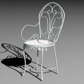 Outdoor Metal Chair 3d model