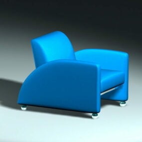صندلی مبل تکی مدل سه بعدی