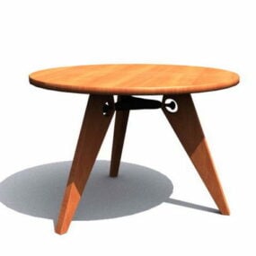 Modern Round Tea Table 3d model