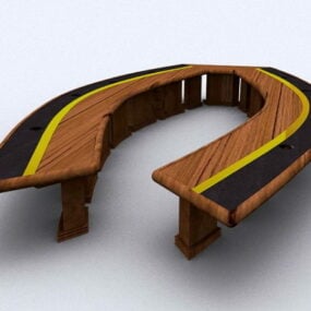 Unikalny model 3D stołu konferencyjnego